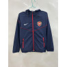 Arsenal Cortavientos Retro Azul Oscuro