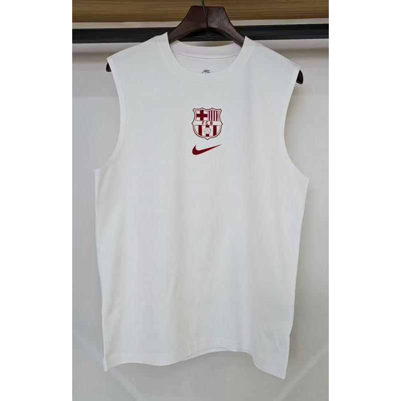 Barcelona Sin Mangas Blanca