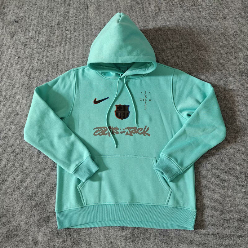 Barcelona x Travis Scott Sudadera Verde