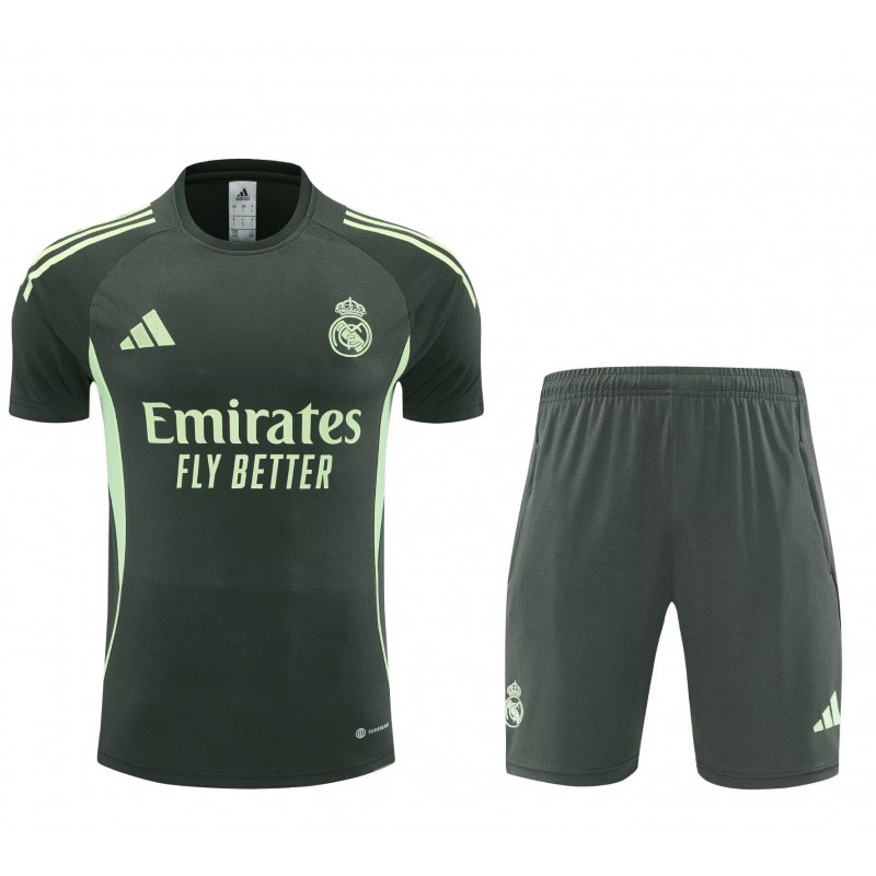 Kit Entrenamiento Real Madrid Verde Oscuro 25-26