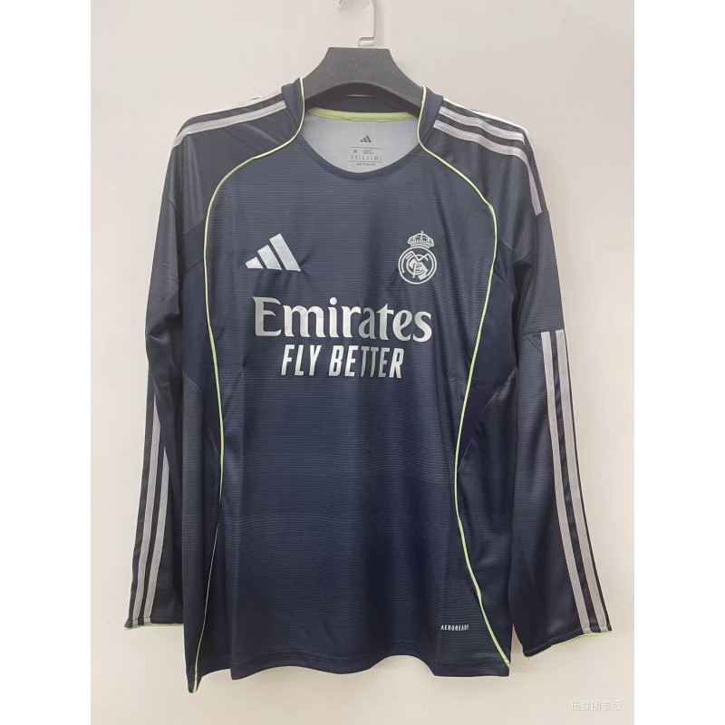 Real Madrid Manga Larga Visitante 25-26