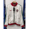 Portugal Cortavientos Retro Blanco Verde