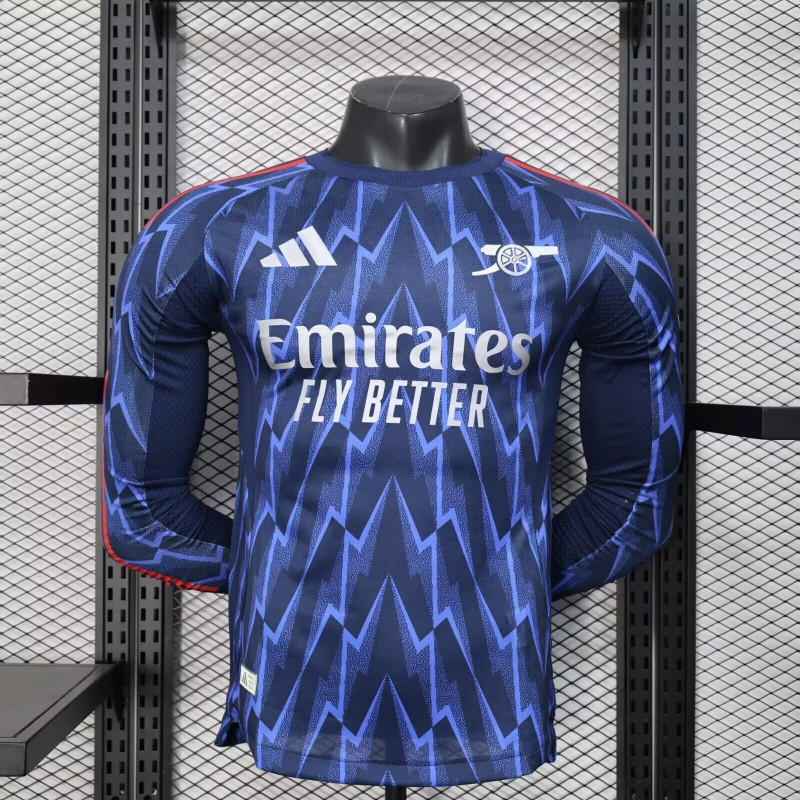 Arsenal Manga Larga Player Version Visitante 25-26
