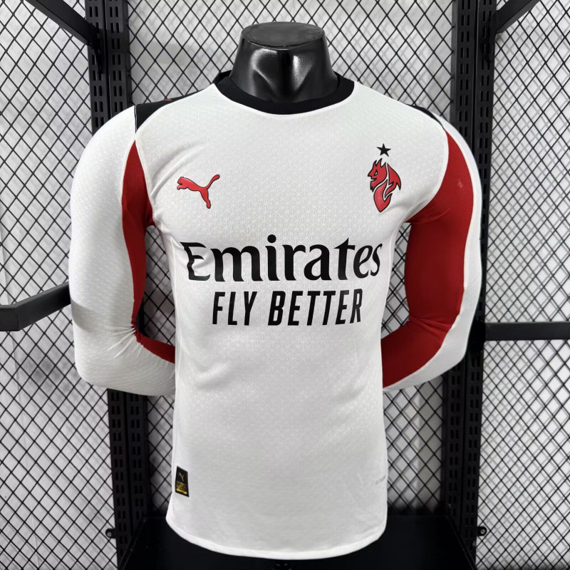 Milan Player Version Manga Larga Visitante 25-26