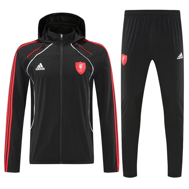 Liverpool Chandal Cortavientos Negro