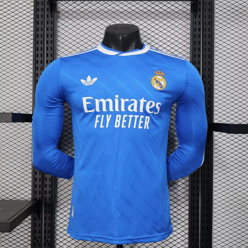 Real Madrid Player Version Manga Larga Tercera 25-26