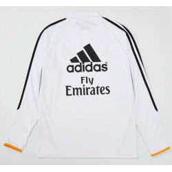 Sudadera Retro Real Madrid Blanca 13-14