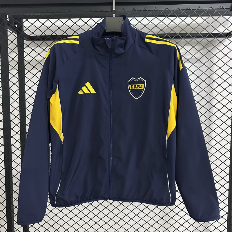 Boca Juniors Cortavientos Azul Oscuro 25-26