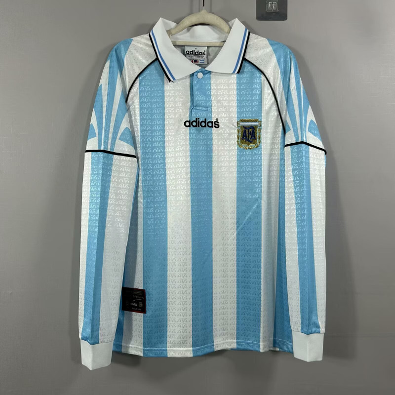 Argentina Retro Manga Larga Local 96-97