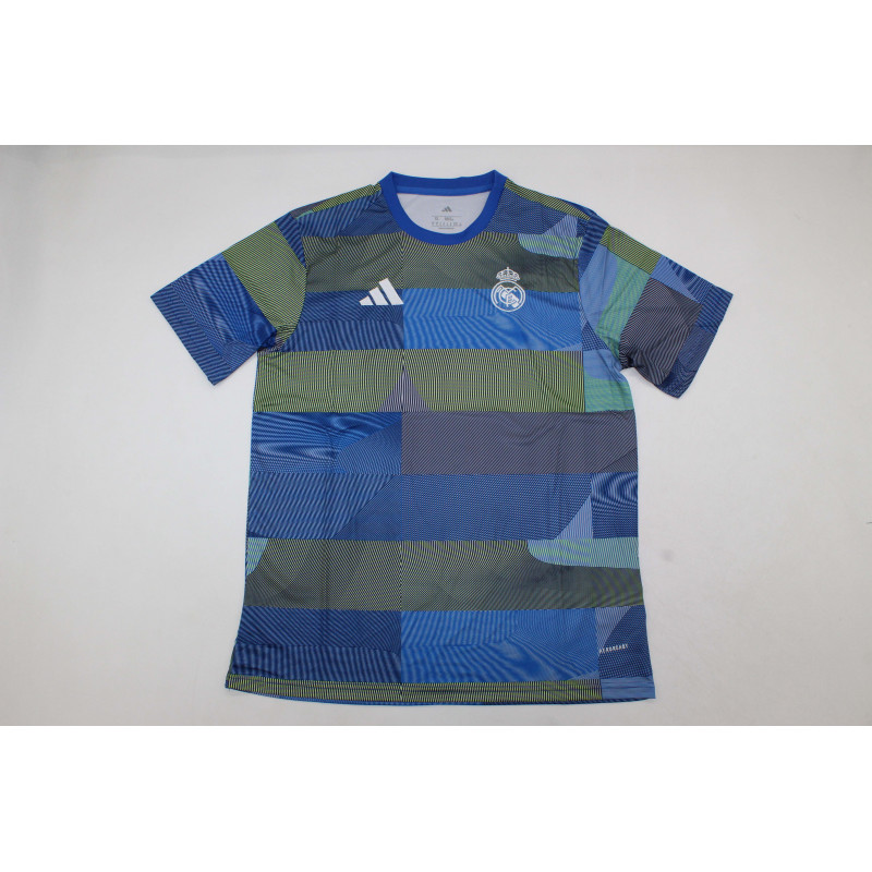 Real Madrid Entrenamiento Pre-Match Azul Verde 2025