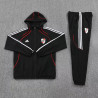 River Plate Chandal Cortavientos con Capucha Negro 25-26