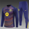 Chandal Entrenamiento Niño Barcelona Azul Lineas 25-26