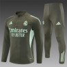 Chandal Entrenamiento Niño Real Madrid Verde Oscuro 25-26