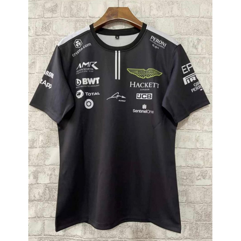 F1 Camiseta Fernando Alonso Negra 2023