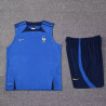 Kit Entrenamiento Francia Azul Sin Mangas