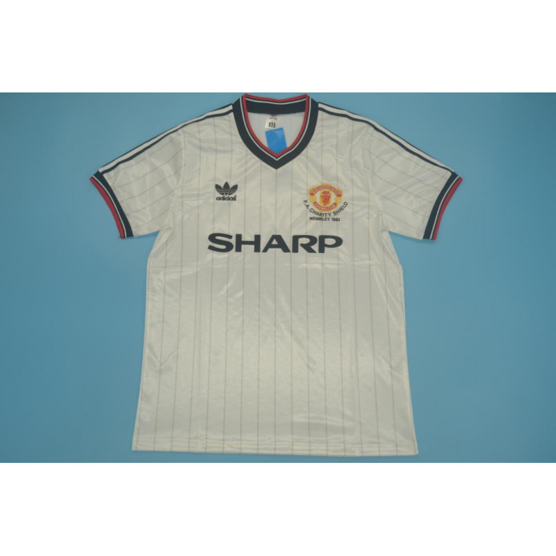 Manchester United Retro Final FA Charity Shield Cup Visitante 83